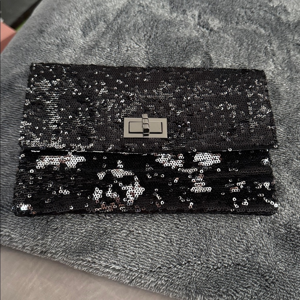 Mossimo Supply Co. Black Sequin Clutch